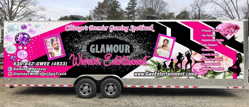 Chicago glamour spa day birthday party for girls
